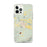 Custom iPhone 12 Pro Max Del Norte Colorado Map Phone Case in Woodblock