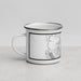 Left View Custom Deltona Florida Map Enamel Mug in Classic
