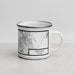 Right View Custom Deltona Florida Map Enamel Mug in Classic