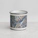 Front View Custom Denali National Park Map Enamel Mug in Afternoon