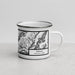 Right View Custom Denali National Park Map Enamel Mug in Classic