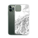 Custom Denali National Park Map Phone Case in Classic on Table with Laptop and Plant