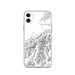 Custom Denali National Park Map Phone Case in Classic