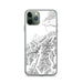 Custom Denali National Park Map Phone Case in Classic