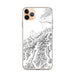 Custom Denali National Park Map Phone Case in Classic