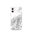 Custom Denali National Park Map iPhone 12 mini Phone Case in Classic