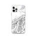 Custom Denali National Park Map iPhone 12 Pro Phone Case in Classic