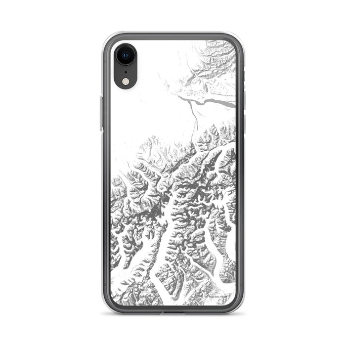 Custom Denali National Park Map Phone Case in Classic