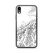 Custom Denali National Park Map Phone Case in Classic