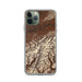 Custom Denali National Park Map Phone Case in Ember