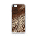 Custom Denali National Park Map iPhone SE Phone Case in Ember