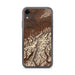 Custom Denali National Park Map Phone Case in Ember