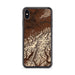 Custom Denali National Park Map Phone Case in Ember