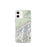 Custom Denali National Park Map iPhone 12 mini Phone Case in Woodblock