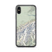 Custom Denali National Park Map Phone Case in Woodblock