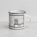 Right View Custom Denton Texas Map Enamel Mug in Classic
