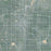Denver Colorado Map Print in Afternoon Style Zoomed In Close Up Showing Details