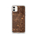 Custom Denver Colorado Map Phone Case in Ember