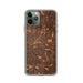 Custom Denver Colorado Map Phone Case in Ember