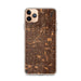 Custom Denver Colorado Map Phone Case in Ember