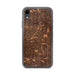 Custom Denver Colorado Map Phone Case in Ember