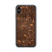 Custom Denver Colorado Map Phone Case in Ember