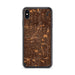 Custom Denver Colorado Map Phone Case in Ember