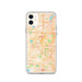 Custom Denver Colorado Map Phone Case in Watercolor