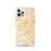 Custom Denver Colorado Map iPhone 12 Pro Phone Case in Watercolor