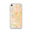 Custom Denver Colorado Map iPhone SE Phone Case in Watercolor