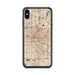 Custom Denver Colorado Map Phone Case in Woodblock