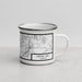 Right View Custom Depoe Bay Oregon Map Enamel Mug in Classic