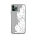 Custom iPhone 11 Pro Depoe Bay Oregon Map Phone Case in Classic