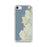 Custom iPhone SE Depoe Bay Oregon Map Phone Case in Woodblock