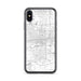 Custom Des Moines Iowa Map Phone Case in Classic