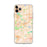 Custom Des Moines Iowa Map Phone Case in Watercolor