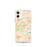 Custom Des Moines Iowa Map iPhone 12 mini Phone Case in Watercolor