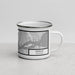Right View Custom Detroit Michigan Map Enamel Mug in Classic