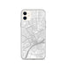 Custom Detroit Michigan Map Phone Case in Classic