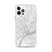 Custom Detroit Michigan Map iPhone 12 Pro Max Phone Case in Classic