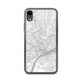 Custom Detroit Michigan Map Phone Case in Classic