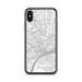 Custom Detroit Michigan Map Phone Case in Classic