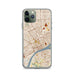 Custom Detroit Michigan Map Phone Case in Woodblock