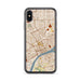 Custom Detroit Michigan Map Phone Case in Woodblock