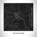 Rendered View of Detroit Lakes Minnesota Map Engraving on 17oz Stainless Steel Insulated Tumbler in Black
