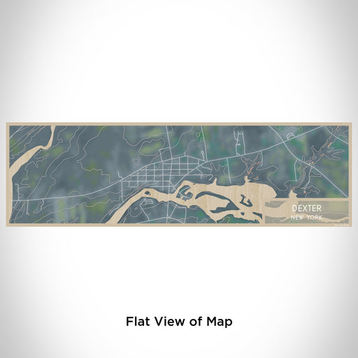 Flat View of Map Custom Dexter New York Map Enamel Mug in Afternoon