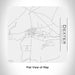 Rendered View of Dexter New York Map Engraving on 17oz Stainless Steel Insulated Tumbler in White