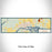 Flat View of Map Custom Dexter New York Map Enamel Mug in Woodblock