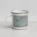 Left View Custom Diamond Bar California Map Enamel Mug in Afternoon