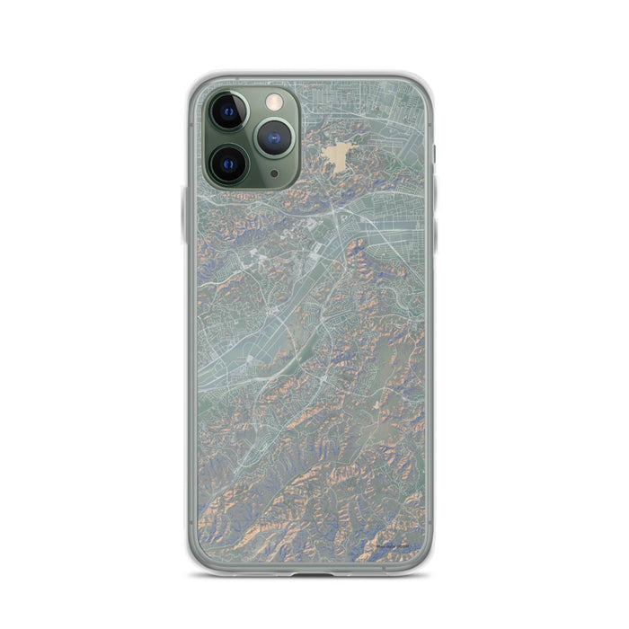 Custom iPhone 11 Pro Diamond Bar California Map Phone Case in Afternoon